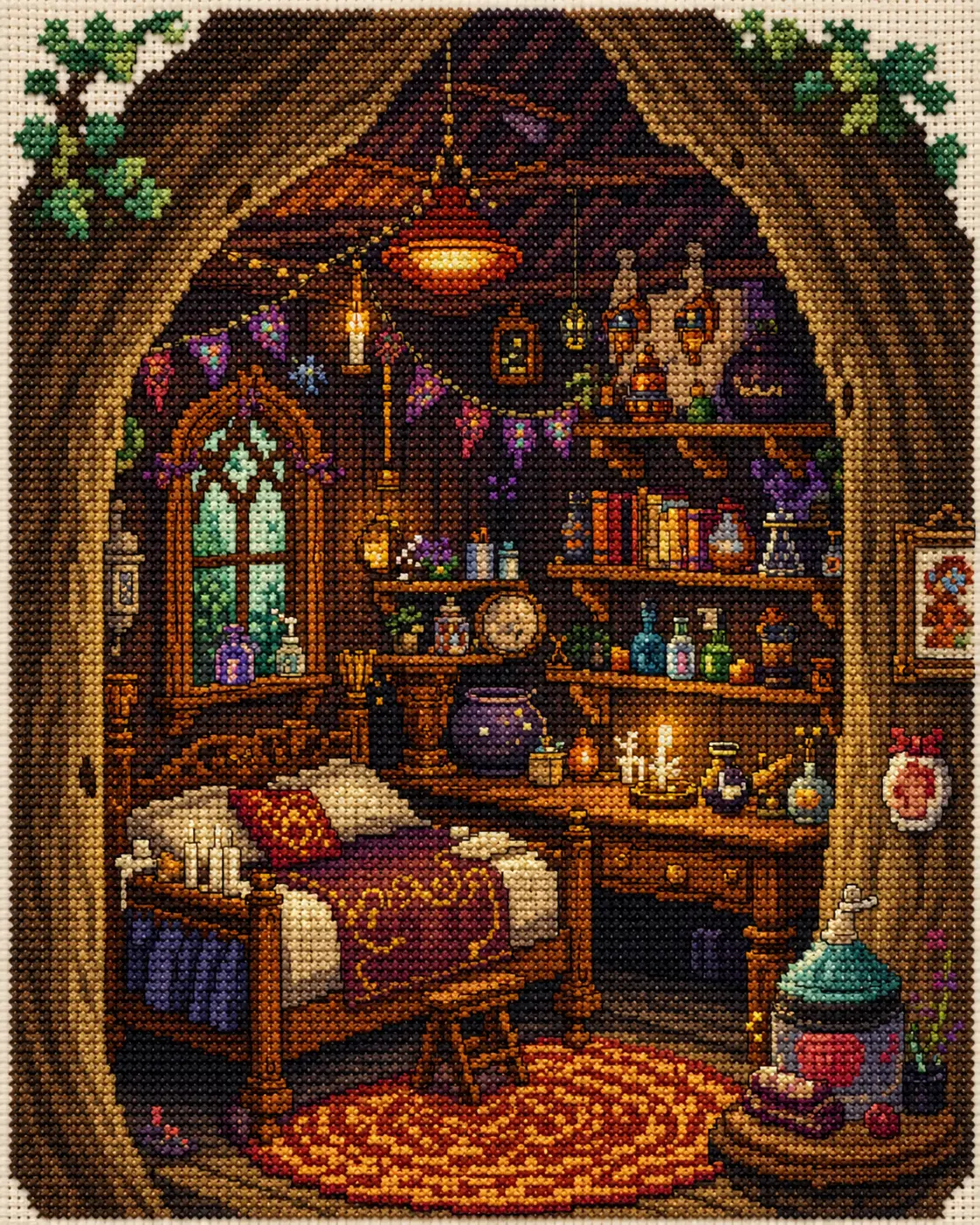 Stryx's bedroom, fourth level of the aerie