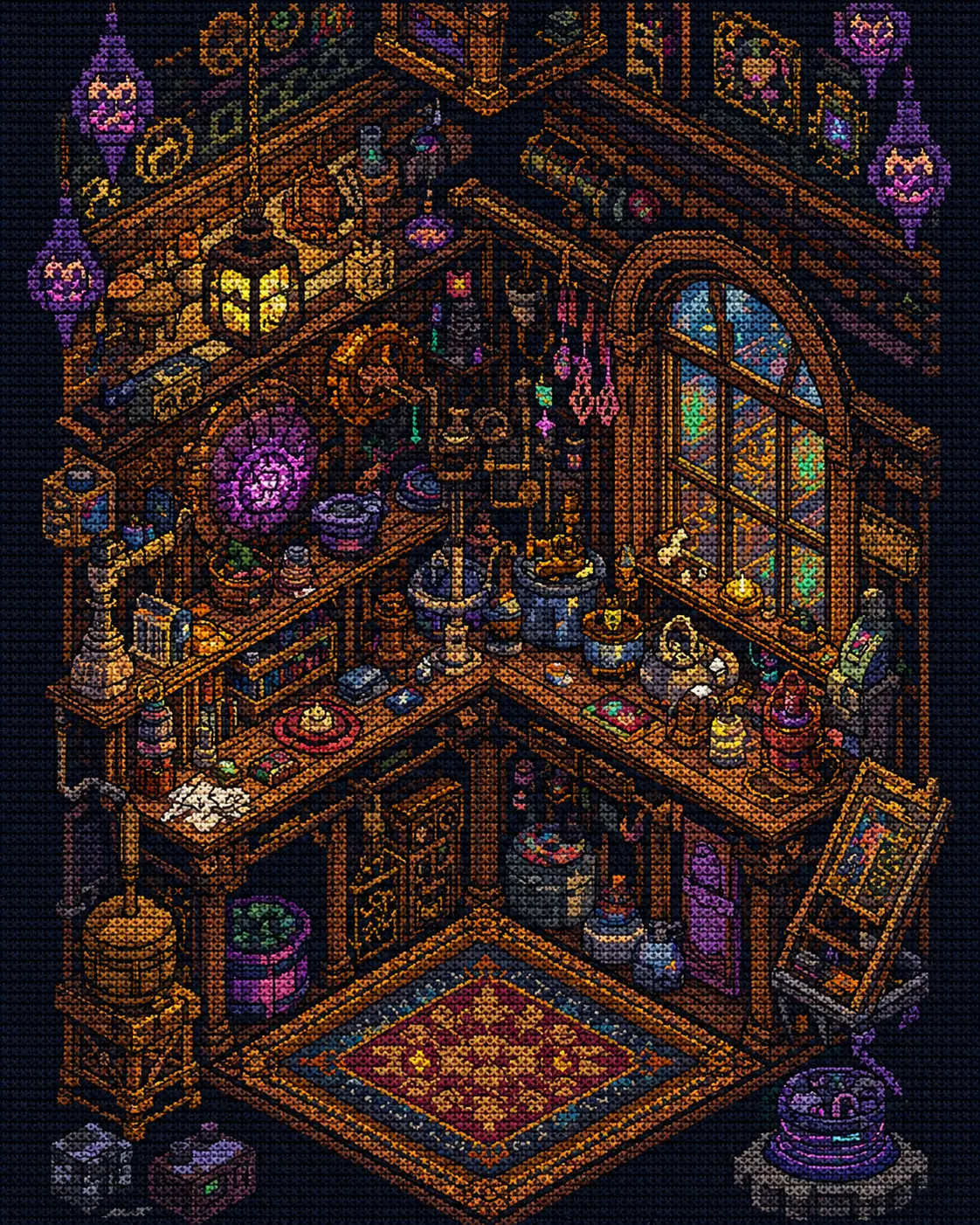 The landing, ground floor of Stryx's aerie