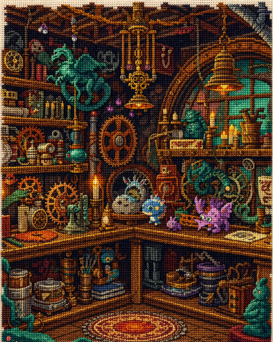 The menagerie, first level of Stryx's aerie